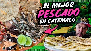 Comimos el mejor PESCADO de la LAGUNA de CATEMACO, Veracruz.
