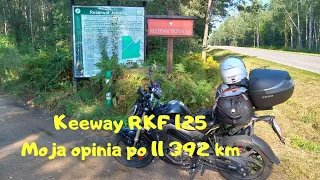 Keeway RKF 125, moja opinia po 11 392 km, wady, zalety