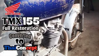 2009 Honda TMX 155 | Old & Rusty | Full Restoration | Into Thai-Concept | Timelapse | PAPBRADWORX