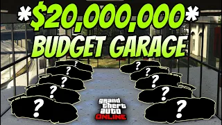 GTA 5 - $20,000,000 Budget Garage | Including Upgrades (GTA Online Garage Build)