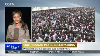 South Sudan peace party celebrations