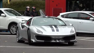 Supercars in London July 2020 - 488 Pista's, Project 8, Aventador SVJ & more!!