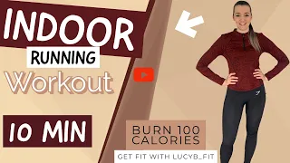 10 minute RUNNING workout | running in place | jogging for weight loss