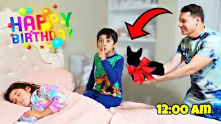 MAKING SURI'S 8TH BIRTHDAY WISH COME TRUE AT MIDNIGHT! *Emotional* | Jancy Family