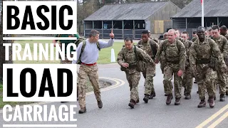 Basic Training Load March || British Army Pirbright