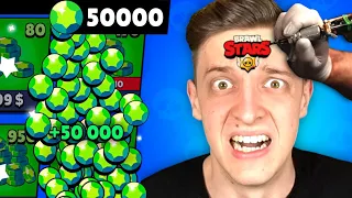 50.000 GEMS oder BRAWL STARS TATTOO STECHEN...