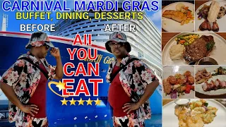 CARNIVAL MARDI GRAS (4K)- ALL YOU CAN EAT, BUFFET, DINING, DESSERTS AND MORE!