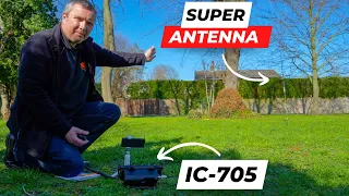 Portable with Icom IC-705 and Super Antenna!