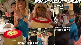 MEME VICE GANDA SINURPRESA NI ION SA KANIYANG 47th BIRTHDAY ❤️ DONNY & JOSHUA INVITED SA PARTY.