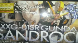 UNBOXING Master Grade Gundam Sandrock (EW Ver.)