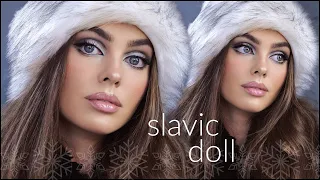 SLAVIC DOLL MAKEUP TREND ❄️🎀 a Talk-Through Makeup Tutorial!