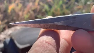 Dodging + Sharpening Adam Čeladín’s Acejet Throwing knives! How to Sharpen a knife tip that’s bent!