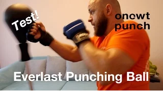 Everlast Punching Ball Test,One Two Punch. Spaß Training für Zuhause. Reaktion, Reflexe verbessern