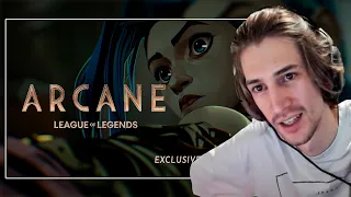 xQc Reacts To: "Arcane: Animated Series | A Score To Settle"