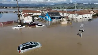 Flood problems grow as another atmospheric river moves into California