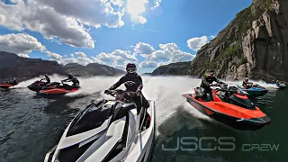 Jet skiing in Norway 2023 / JSCS crew 104 mile ride 🚀/ Lysefjord