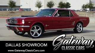 1966 Ford Mustang For Sale #1698-DFW Gateway Classic Cars of Dallas