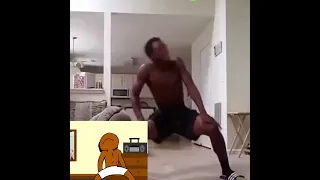 black kid synced up with a cartoon EXTENDED