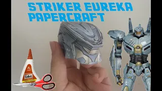 STRIKER EUREKA PAPERCRAFT TUTORIAL 1 CABEZA