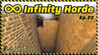 Infinity Horde: Ep.22 - UNFINISHED Base! (7 Days to Die)