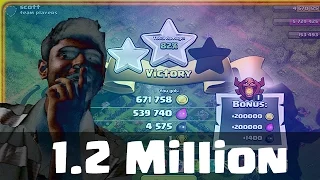 Clash Of Clans : 1.2 Million Loot Raid|Champions League 1| Can We Make it Big ??