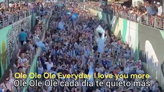 Ole Ole Ola 🇦🇷♥️🇦🇷💙 Soy Argentina Song for 3 Minutes With English Lyrics!
