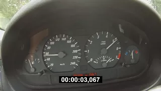 BMW E46 320ci M54B22 0-100 Acceleration