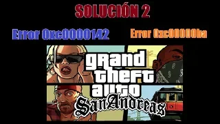 Solution 2 Error 0xc0000142 and 0xc00000ba // ((GTA San Andreas))