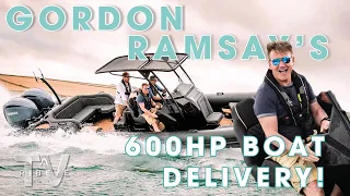 Gordon Ramsay's 600HP Brand New Ribeye Boat Delivery!