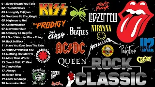 Top 100 Classic Rock 70s 80s 90s Songs Playlist🔥The Rolling Stones, AC/DC, Pink Floyd, Led Zeppelin