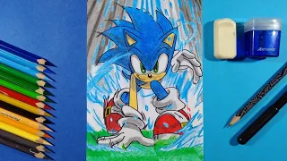 Dibujando a Archie Sonic | Archie Comics | Drawing Archie Sonic