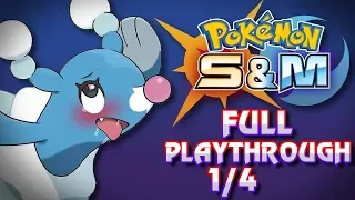 Pokemon Sun and Moon FULL PLAYTHROUGH Part 1