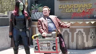 Guardians Of The Galaxy Awesome Dance Off! with Star-Lord and Gamora at Disney California Adventure