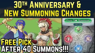 New Summoning Changes + Fire Emblem's 30th Anniversary + Fates Banner | Feh Channel April 2020