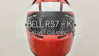 Bell RS7-K Helmet Cleaning - Custom Helmet Paintwork