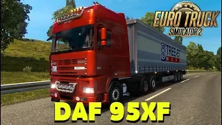 Euro Truck Simulator 2 {1.27}. Обзор мода: DAF 95XF. (Ссылка в описании)