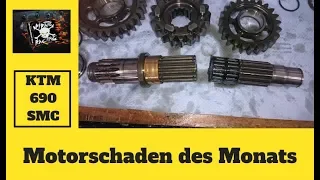 Motorschaden des Monats-  KTM 690 SMC Getriebe