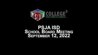 School Board Meeting: Sept. 12, 2022