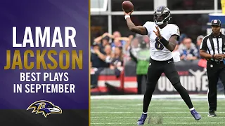 AFC Offensive Player of the Month Lamar Jackson's Best Plays | Baltimore Ravens