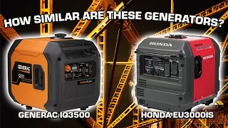 Head To Head:  Honda EU3000iS vs. Generac iQ3500