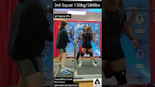 STRONG 286lbs! Squat PR at USAPL Powerlifting Meet