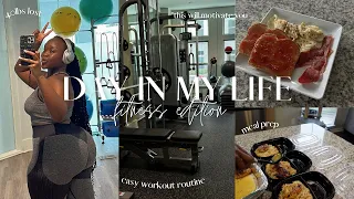 day in the life gym girl edition: what i train in a day, easy meal prep, planning + more