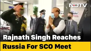 Rajnath Singh Reaches Russia For Shanghai Cooperation Organisation Meet