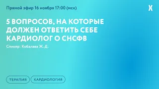 5 вопросов, на которые должен ответить себе кардиолог о СНсФВ