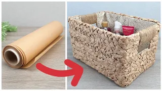 Chic Wicker Parchment Paper Basket