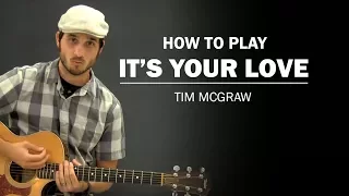 It's Your Love (Tim McGraw) | Beginner Guitar Lesson | How To Play