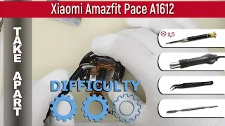 How to disassemble 📱 Xiaomi Amazfit Pace A1612 Take apart Tutorial