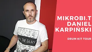 Daniel "Karpju" Karpiński prezentuje swój zestaw perkusyjny