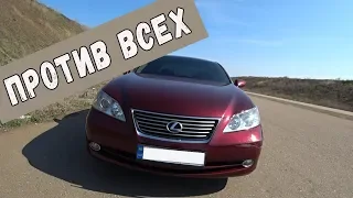 Lexus ES350 против всех ( opel kadett, lexus es350, infiniti Q50s, WRX STI)