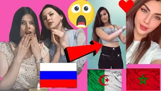 لن تصدق!! روسيات و تحدي تيك توك  جمال بنات الجزائر ضد جمال بنات المغرب 🇩🇿 ♥️ 🇲🇦 🔥💓 من الافضل برايك ؟